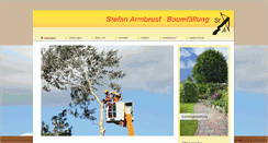 Desktop Screenshot of baumfaellung-armbrust.com